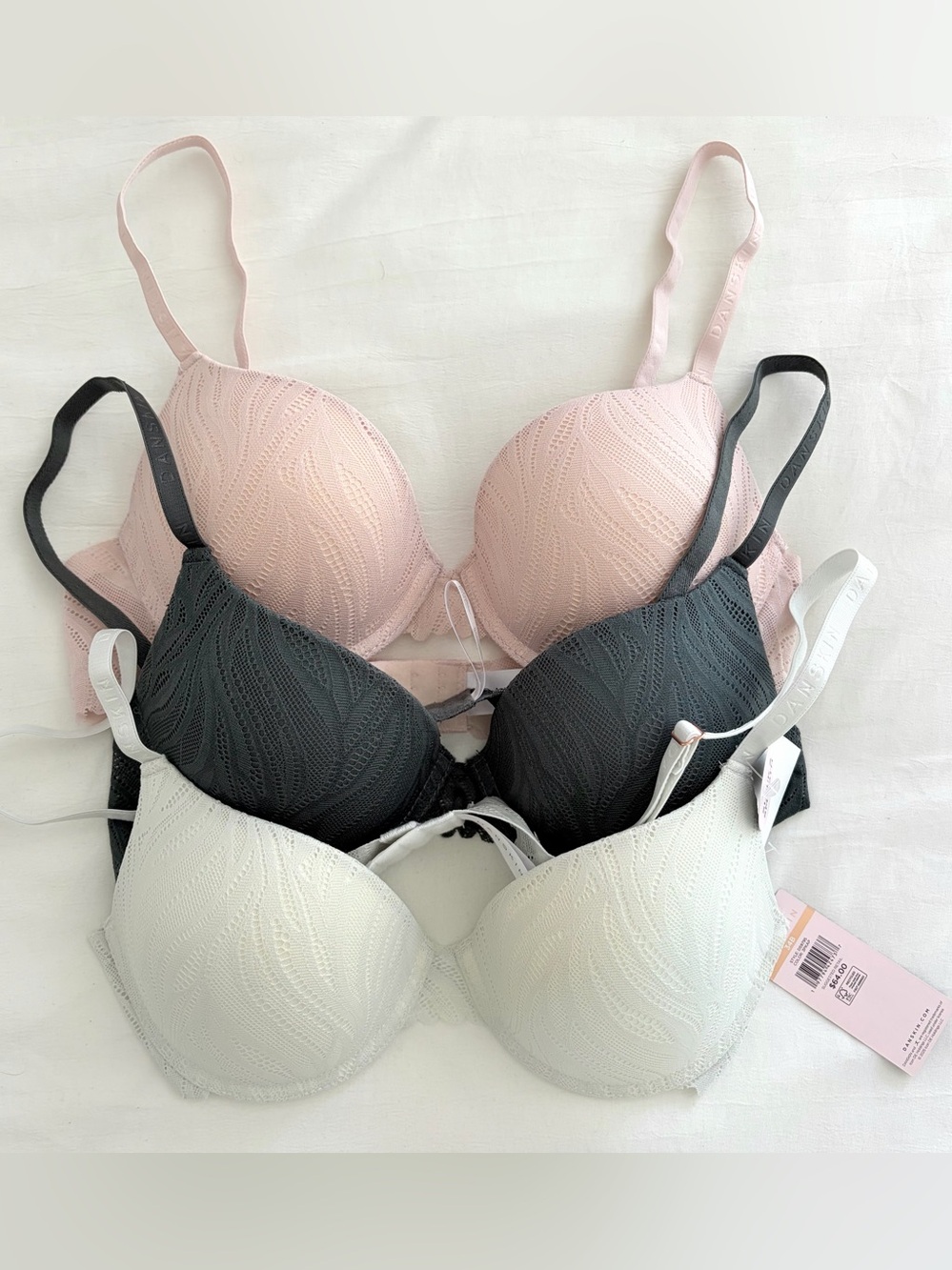 NWT 3 Danskin Bras Size 34B